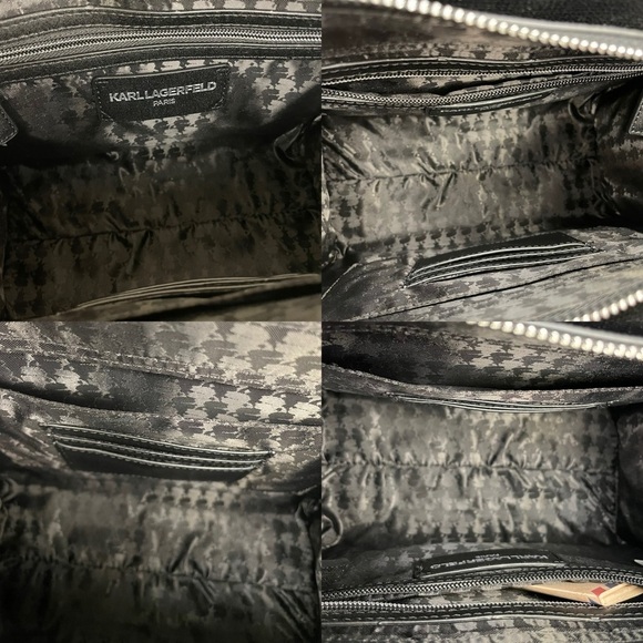 Karl Lagerfeld Paris Maybelle Satchel Multicolor Handle Crossbody Strap Bag (BN) - Picture 9 of 16